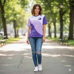 Badtz Maru wavy panel tshirt size medium